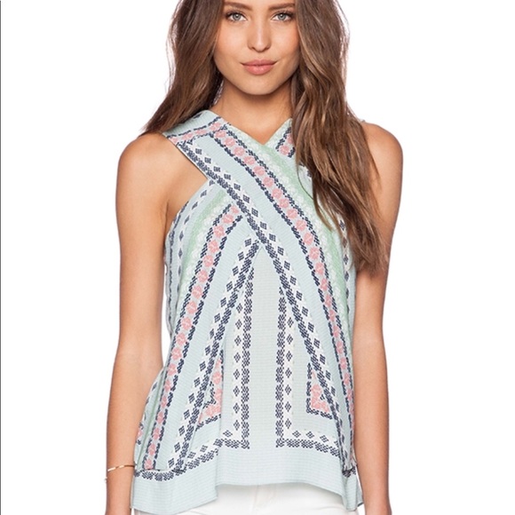 BCBGMaxAzria Tops - Sold- BCBGMAXAZRIA cris-cross top